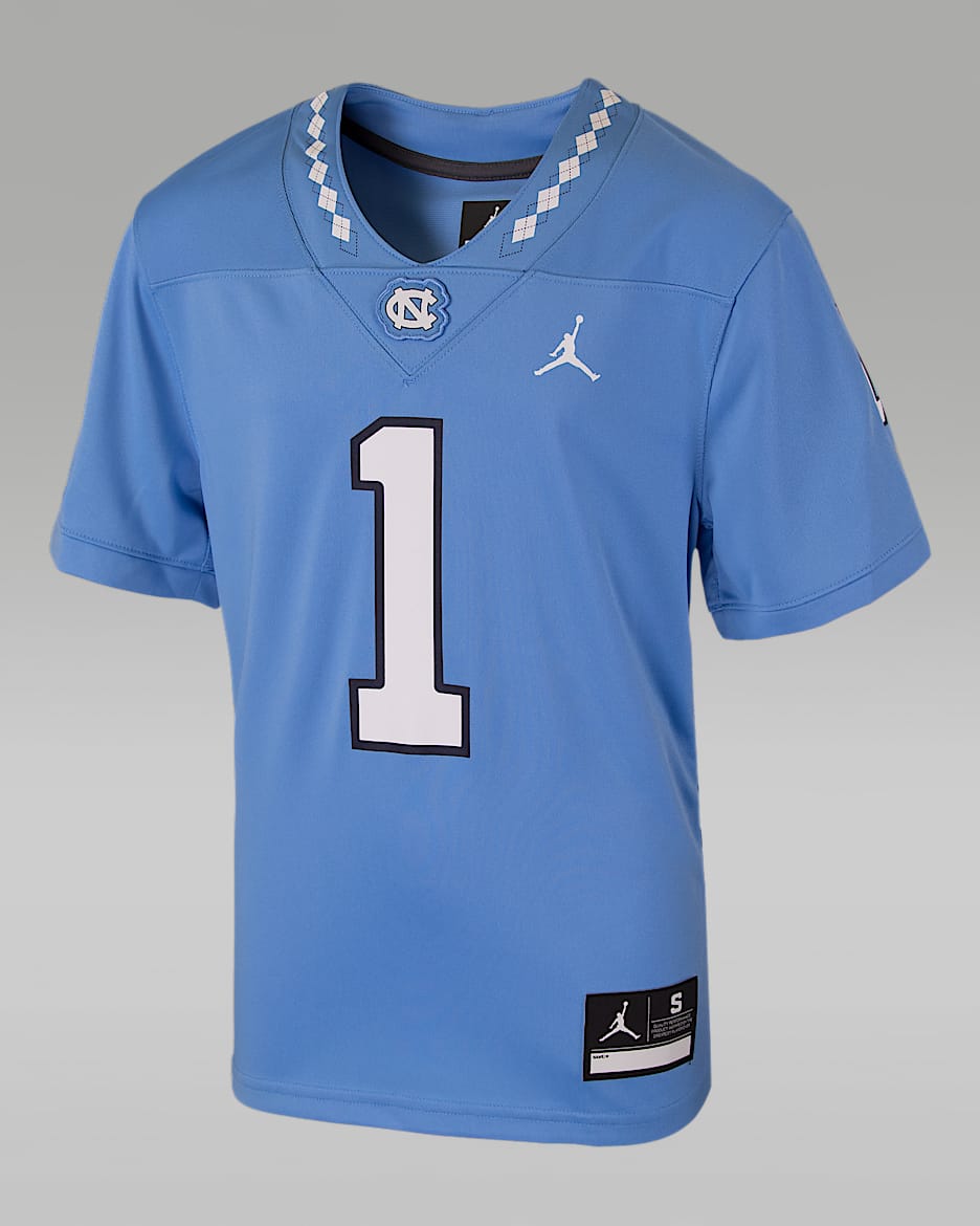 UNC Big Kids Jordan College Football Replica Jersey. Nike